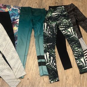 BLOWOUT DEAL - 7 pairs legging size S/M ALO Yoga, Onzie, Beyond Yoga, Fabletics